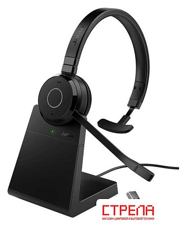 Офисная гарнитура Jabra Evolve 65 TE MS Mono Stand
