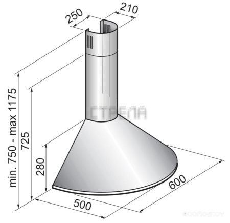 Вытяжка Korting KHC 6930 RI