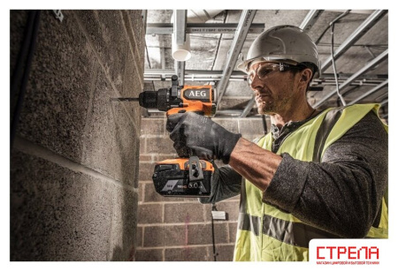 Ударная дрель-шуруповерт AEG Powertools BSB 18BL2-602K 4935481043 (с 2-мя АКБ, кейс)