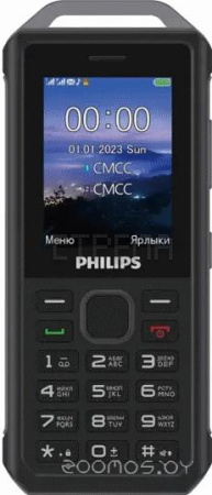 Кнопочный телефон Philips Xenium E2317 (темно-серый)