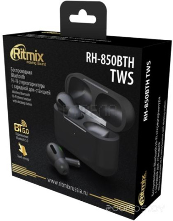 Наушники Ritmix RH-850BTH TWS (черный)