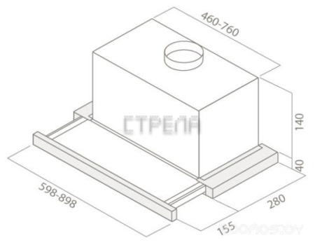 Вытяжка Elica ELITE 14 LUX GRVT WH/A/60