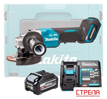 Угловая шлифмашина Makita GA013GU101 (с 1-им АКБ, кейс)