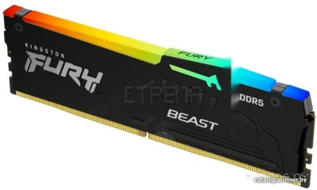 Оперативная память Kingston FURY Beast RGB 2x32ГБ DDR5 6000 МГц KF560C30BBEAK2-64