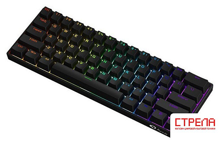 Клавиатура Akko 3061S HE Black Shine-Through (Akko Cream Yellow V3)