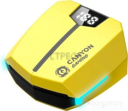 Наушники Canyon Doublebee GTWS-2 (черный/желтый)