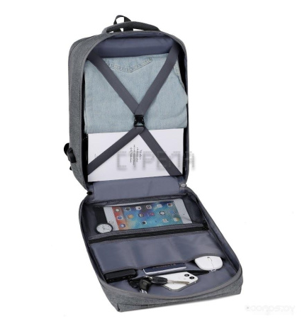 Городской рюкзак Miru Businescase 15.6" MBP-1059 (dark grey)