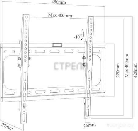 Кронштейн HARPER TVT-6524