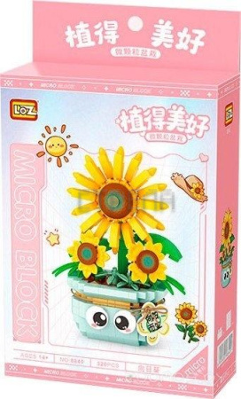 Конструктор LOZ Подсолнух в горшочке 8840_MK