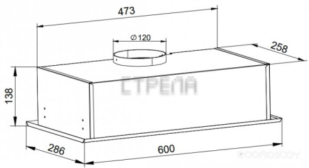 Кухонная вытяжка Grand Fleet 60 Белый