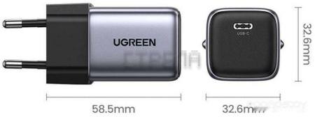 Сетевое зарядное Ugreen CD318 90664