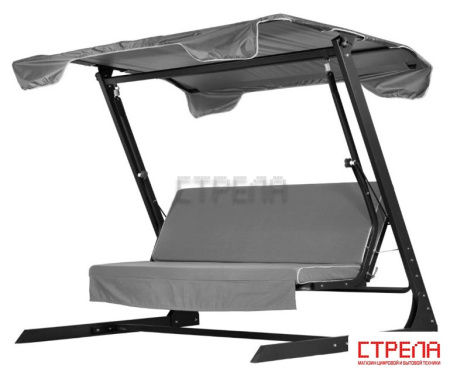 Садовые качели ПИК Афина (серебристый)