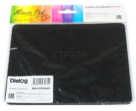 Коврик для мыши DIALOG PM-H15 Black