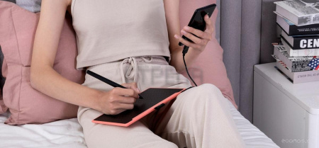 Графический планшет Huion Inspiroy RTS-300 (розовый)