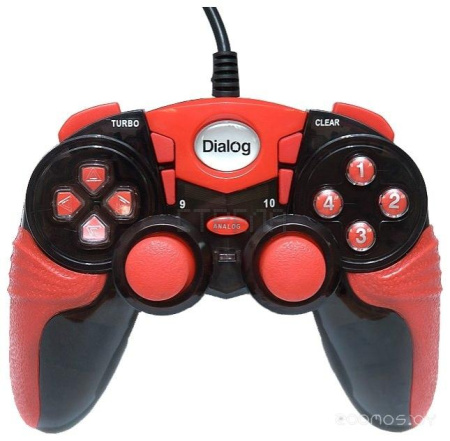Проводной геймпад DIALOG  GP-A15 Red