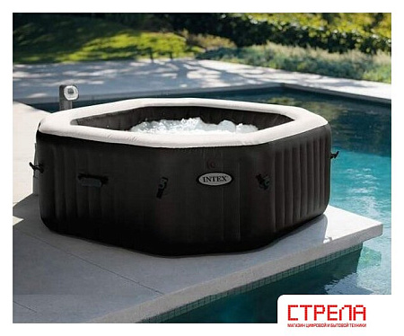 Надувной бассейн Intex Jet & Bubble Deluxe 28458 (201x71) с джакузи