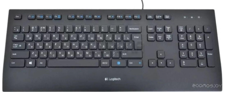 Клавиатура Logitech Corded Keyboard K280e Black USB