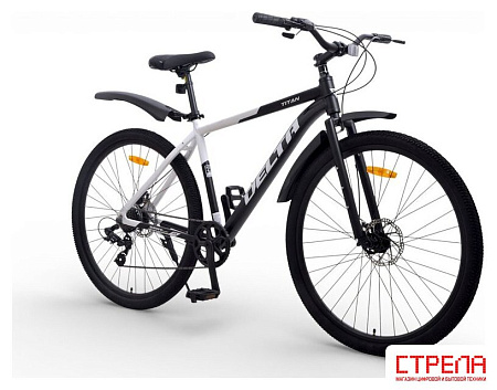 Велосипед Delta Titan 29 р.19 TITAN29.19.BK-WT (черный/белый, разобранный)