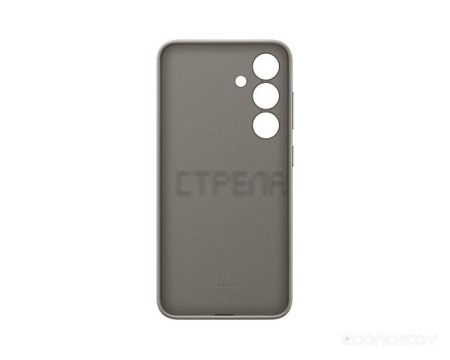 Чехол для телефона Samsung Vegan Leather Case S24 (серо-коричневый)