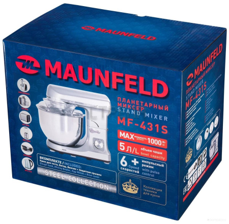 Планетарный миксер Maunfeld MF-431S