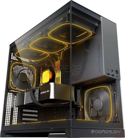 Корпус Geometric Future Model 5 (черный/серый)