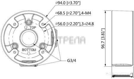 Кронштейн Dahua DH-PFA13A-E