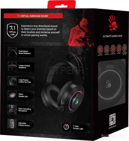 Наушники A4Tech Bloody G521 (черный)