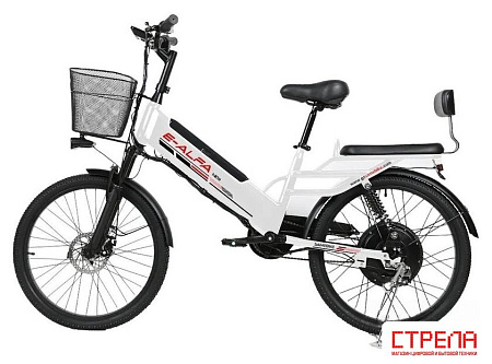 Электровелосипед SameBike Е-Alfa New SB-E-ALFA350-36/10 (белый)