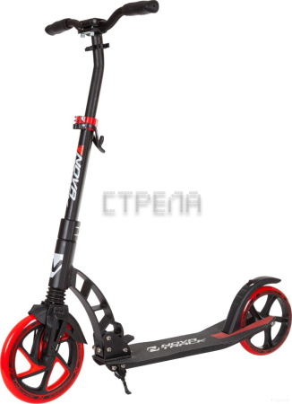 Двухколесный детский самокат Novatrack Deft 230 Pro 20 New 230FS.DEFT.BBK22 (черный/красный)