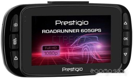 Автомобильный видеорегистратор Prestigio RoadRunner 605GPS