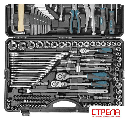 Универсальный набор инструментов Bort BTK-142 (142 предмета)