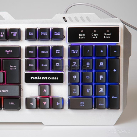 Клавиатура Nakatomi KG-35U (Silver)