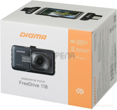 Автомобильный видеорегистратор DIGMA FreeDrive 118