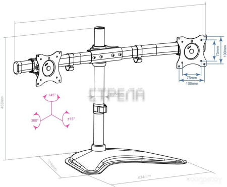 Кронштейн Arm Media LCD-T52