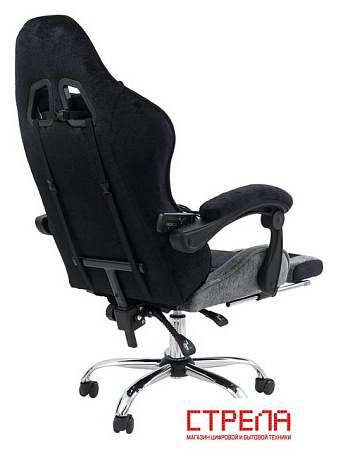 Игровое (геймерское) кресло Calviano Amarone (black-grey plush)