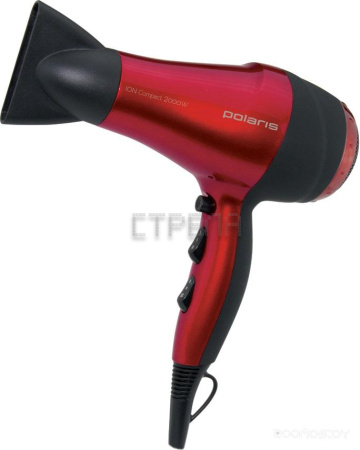 Фен Polaris PHD 2077i red-black