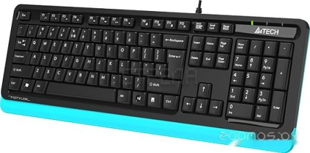Клавиатура A4Tech Fstyler FKS10 (черный/синий)