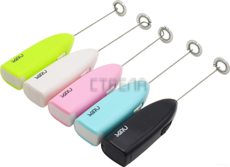 Ручной вспениватель молока Miru KA044 (голубой)