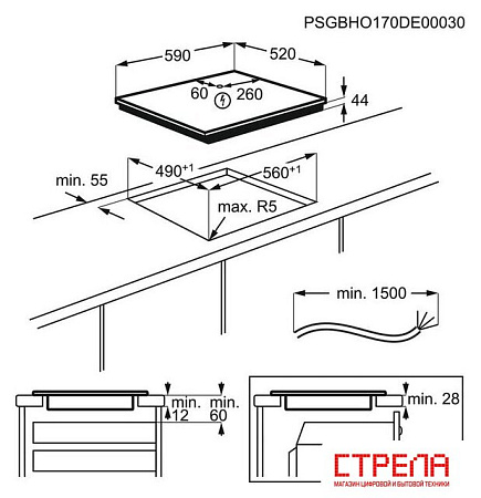 Варочная панель Electrolux LIR60430