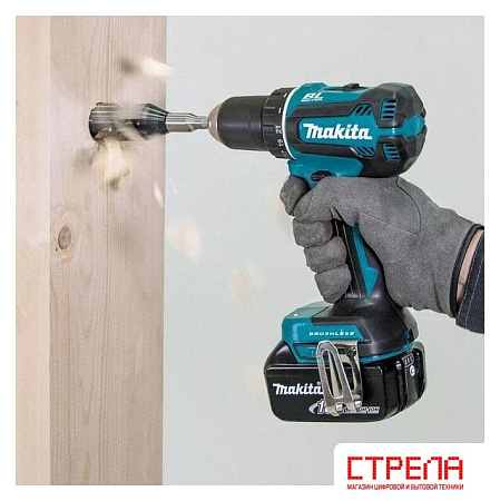 Дрель-шуруповерт Makita DDF485RFJ (с 2-мя АКБ, кейс)