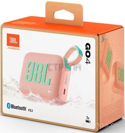 Беспроводная колонка JBL Go 4 (розовый)