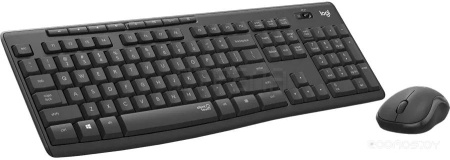 Клавиатура + мышь Logitech MK295 Silent (черный)