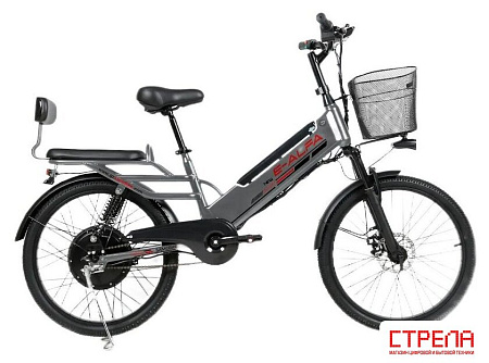 Электровелосипед SameBike E-ALFA NEW SB-E-ALFA500-48/10 (серый)