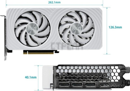 Видеокарта PALIT GeForce RTX 5060 White OC NE75060U19P1-GB2063M