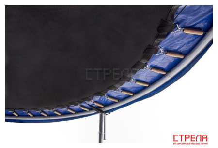 Батут Atlas Sport 312 см - 10ft Pro (3 ноги, внешняя сетка, синий)