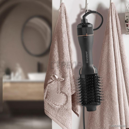 Фен-щетка Endever Aurora-499 (черный)