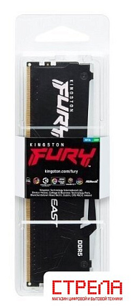 Оперативная память Kingston FURY Beast RGB 32ГБ DDR5 5200 МГц KF552C40BB2A-32