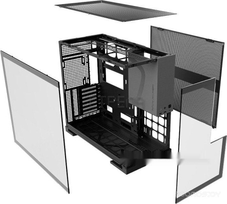 Корпус Geometric Future Model 5 (черный/серый)