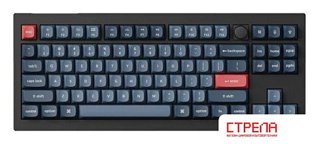 Клавиатура Keychron V3 Max V3M-D3 (Gateron Jupiter Brown, с гравировкой)