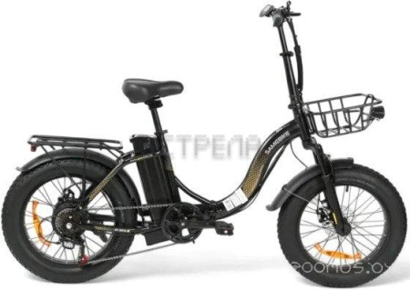 Электровелосипед SameBike City Master Fat (черный)